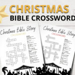 Christmas Bible Crossword For Kids | Christmas Story Lesson Within Bible Christmas Crossword Puzzle