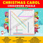Christmas Carol Crossword Puzzles With Answer Keys   Riddles Now For Christmas Carol Crossword Who Should Come Answer