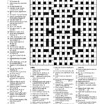 Christmas Crossword 25X25 Intended For Christmas Crosswords For Adults