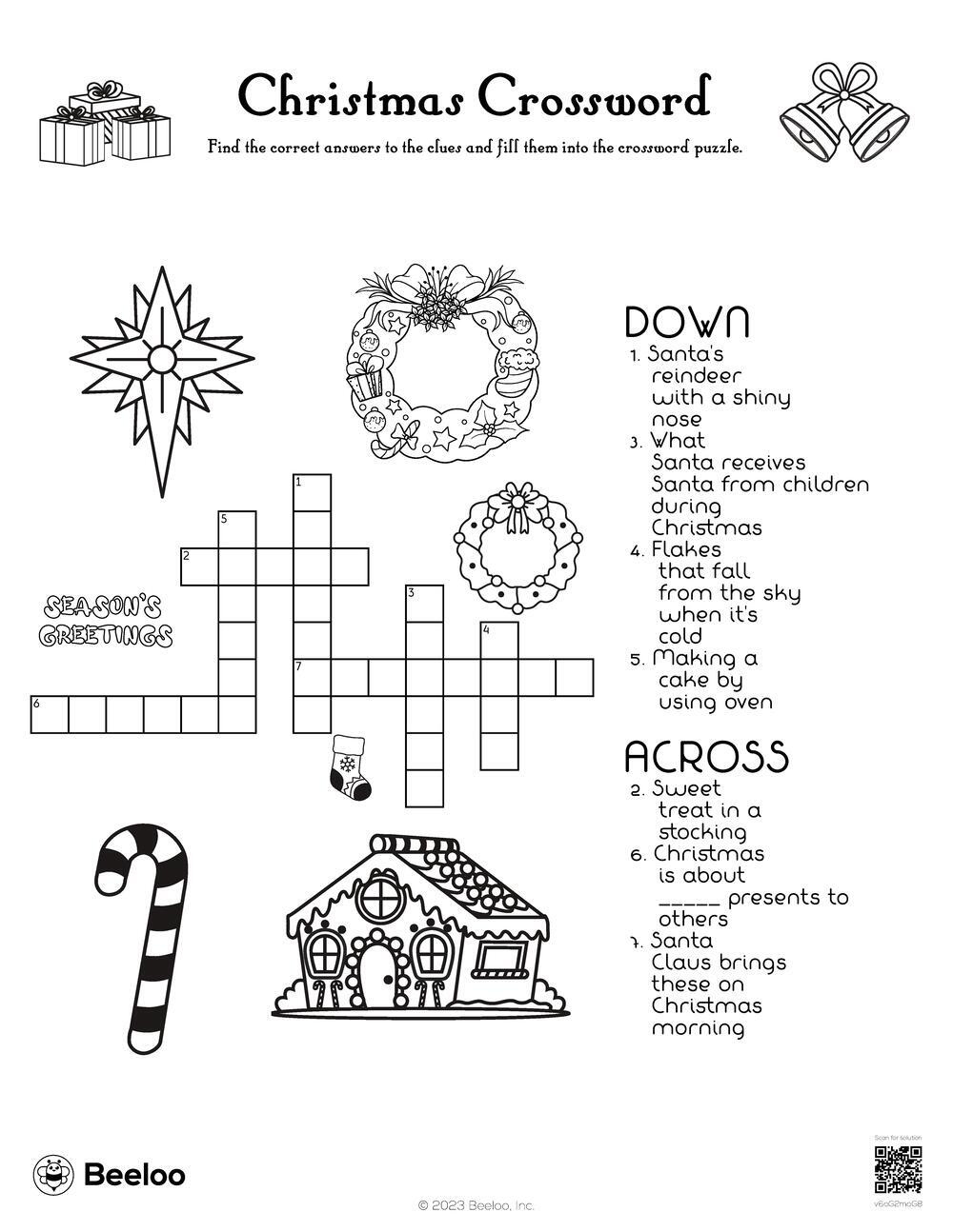 christmas crossword beeloo printable crafts and activities for kids with regard to christmas cake crossword clue Christmas Crossword • Beeloo Printable Crafts And Activities For Kids with regard to Christmas Cake Crossword Clue