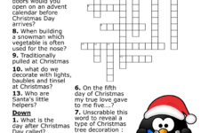 Christmas Crossword Clue – Wordmint pertaining to Some Christmas Decorations Crossword Clue