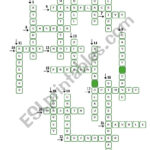 Christmas Crossword   Esl Worksheettecus In Christmas Challenge Crossword Answers