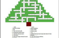 Christmas Crossword - Etsy in Christmas Plant Crossword Clue