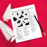 Christmas Crossword Puzzle 2019   Karen Kavett With La Christmas Setting Crossword Clue