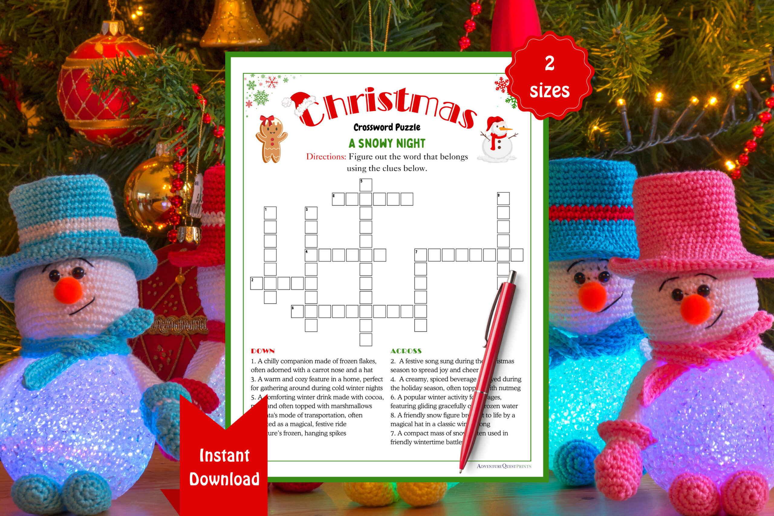christmas crossword puzzle christmas activity sheet holiday for material for christmas tree snow crossword clue scaled Christmas Crossword Puzzle | Christmas Activity Sheet | Holiday for Material For Christmas Tree Snow Crossword Clue