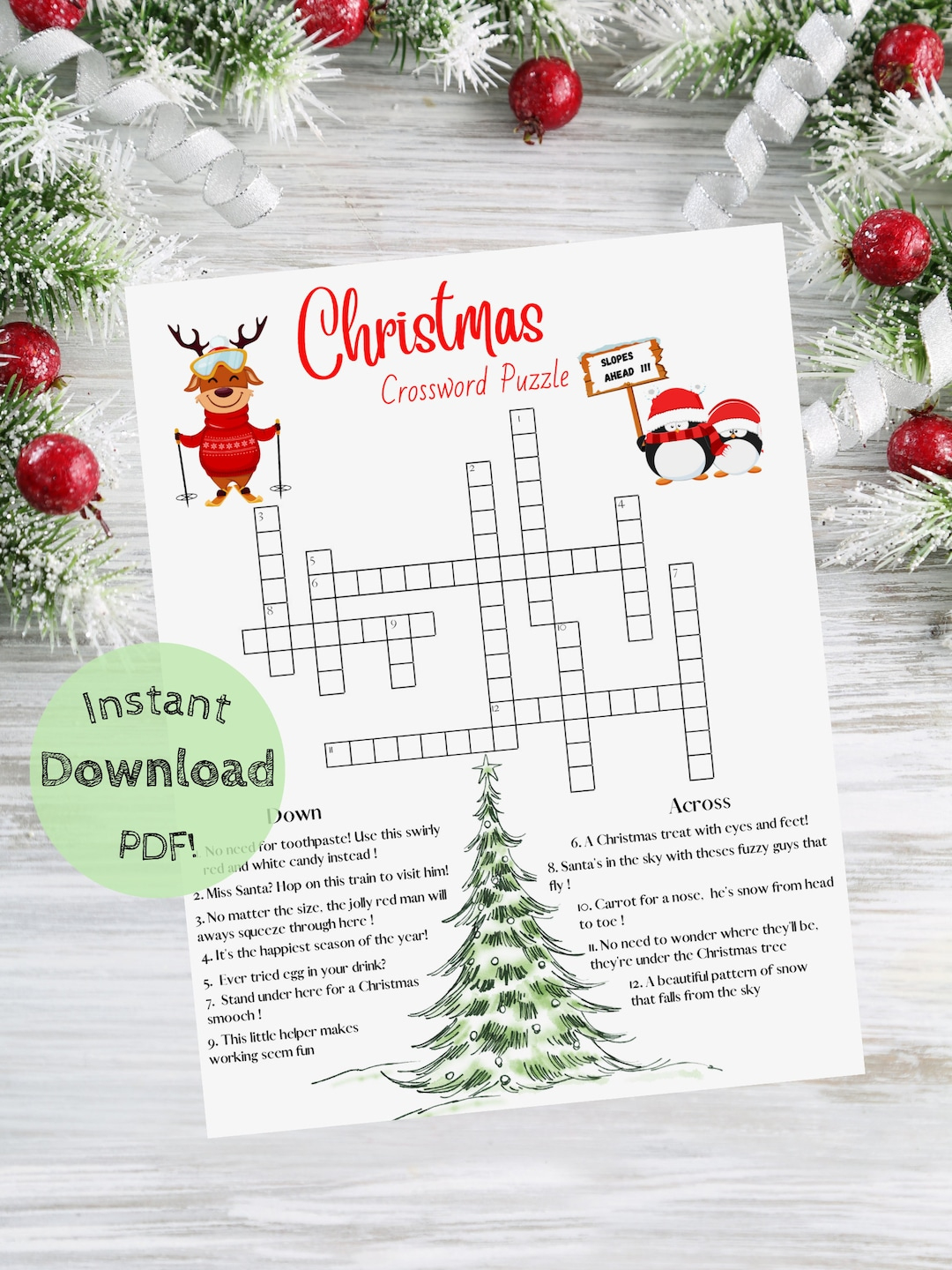 Christmas Crossword Puzzle, Christmas Family Games, Christmas Word regarding Christmas Is Here Crossword Puzzle