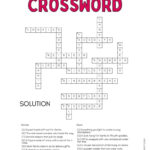 Christmas Crossword Puzzle   Cute & Free Printable | Saturdaygift Intended For Christmas Gifts Crossword Puzzle Answers