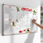 Christmas Crossword Puzzle For Adults   Etsy Regarding Strands At Christmas Crossword