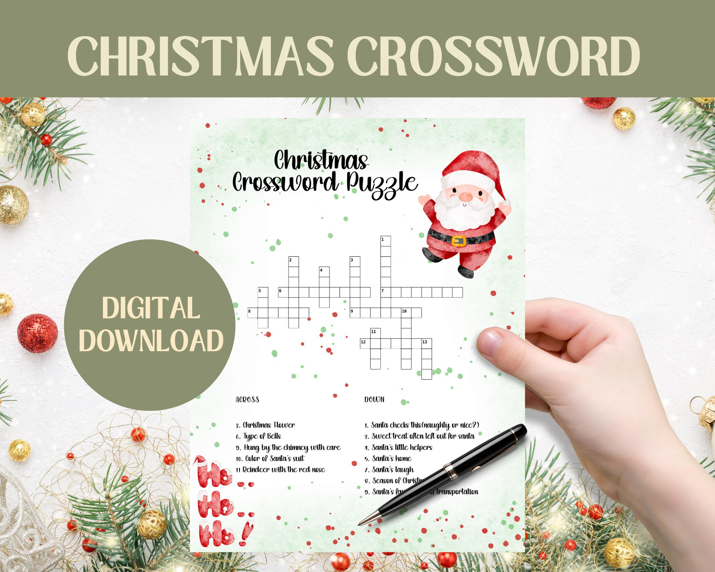 christmas crossword puzzle for children kids christmas activity regarding la christmas setting crossword clue Christmas Crossword Puzzle For Children | Kids Christmas Activity regarding La Christmas Setting Crossword Clue