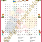 Christmas Crossword Puzzle Fun For Children Activity During The Regarding Christmas In Italy Crossword