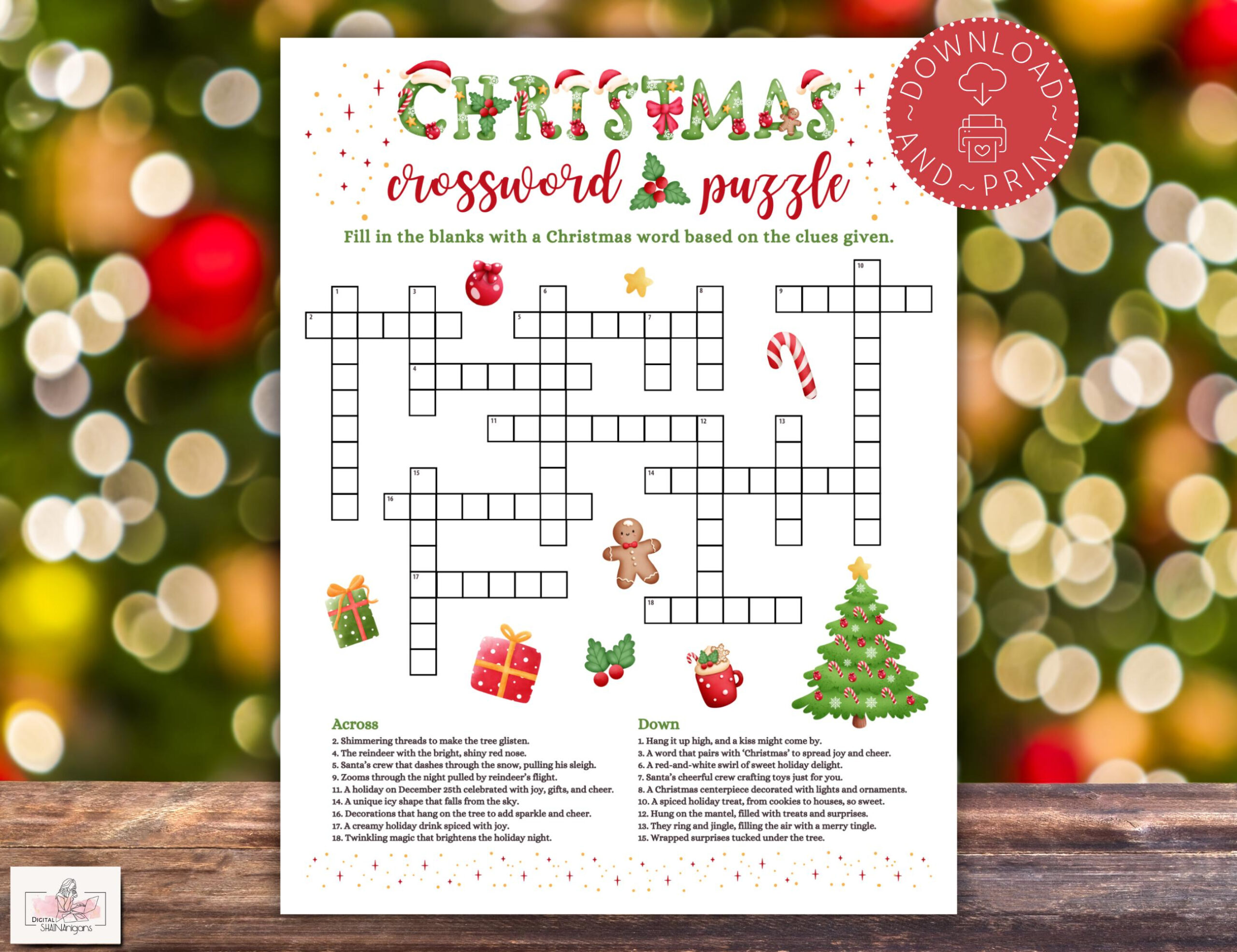 christmas crossword puzzle game printable for kids and adults for christmas material crossword clue scaled Christmas Crossword Puzzle Game Printable For Kids And Adults for Christmas Material Crossword Clue