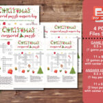 Christmas Crossword Puzzle Game Printable For Kids And Adults Inside It Might Get Decorated At Christmas Crossword