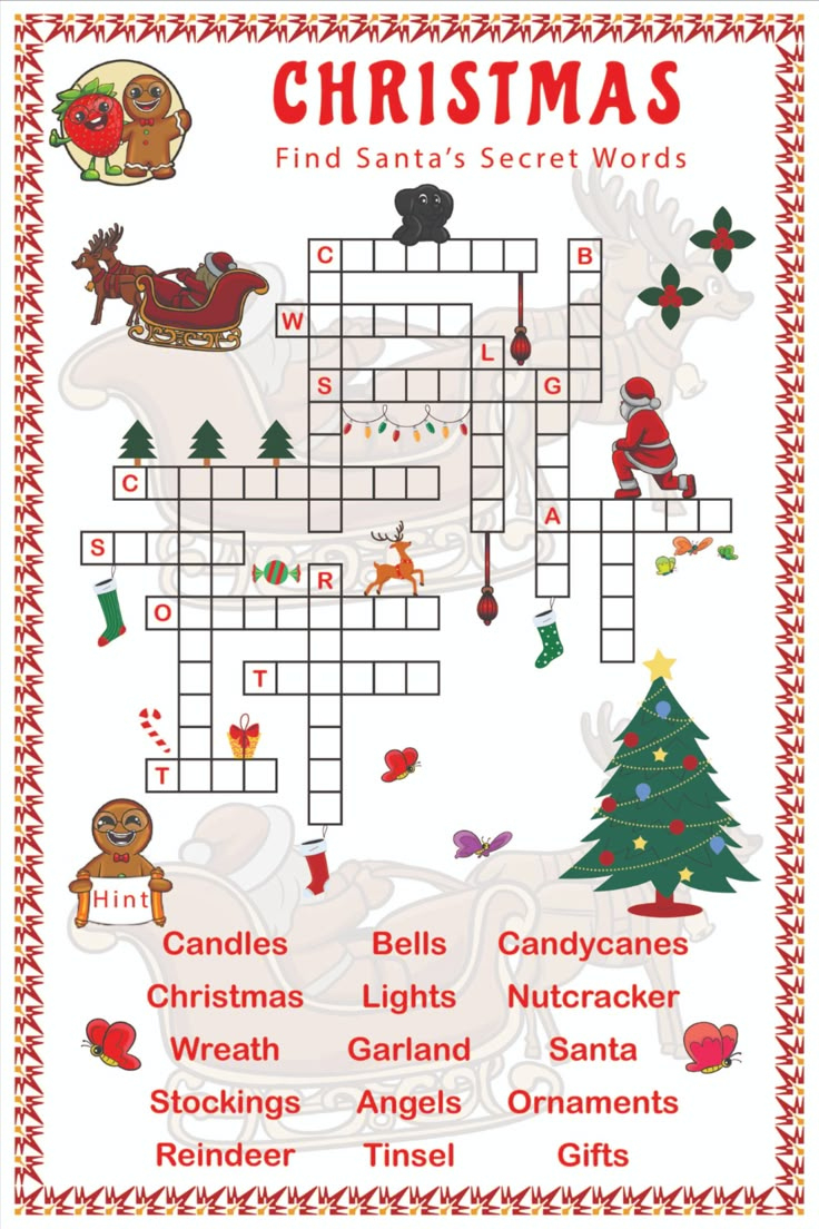 christmas crossword puzzle intended for christmas crossword puzzle games Christmas Crossword Puzzle intended for Christmas Crossword Puzzle Games