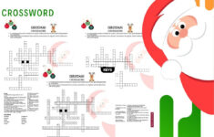 Christmas Crossword Puzzle Pack – Fun & Engaging Holiday Activity for Christmas Treat Crossword Clue
