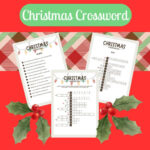 Christmas Crossword Puzzle, Party Games   Etsy With Christmas Entertainment Crossword Clue