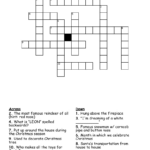 Christmas Crossword Puzzle   Wordmint Pertaining To Used To Decorate A Christmas Tree Crossword