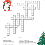 Christmas Crossword Puzzles (Christmas In July)   Mom Does Reviews With Christmas Lights Site Crossword
