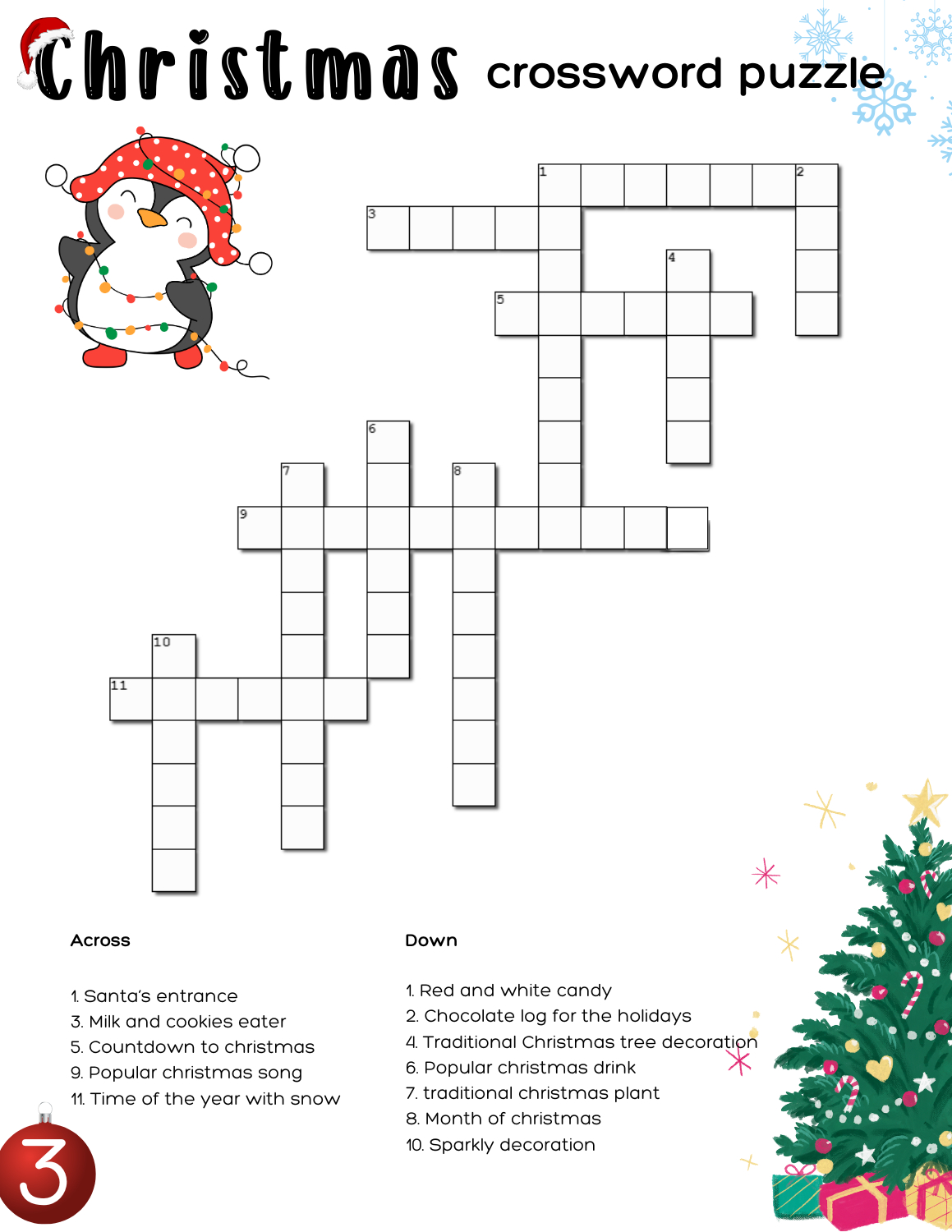 Christmas Crossword Puzzles (Christmas In July) - Mom Does Reviews within Christmas in July Crossword