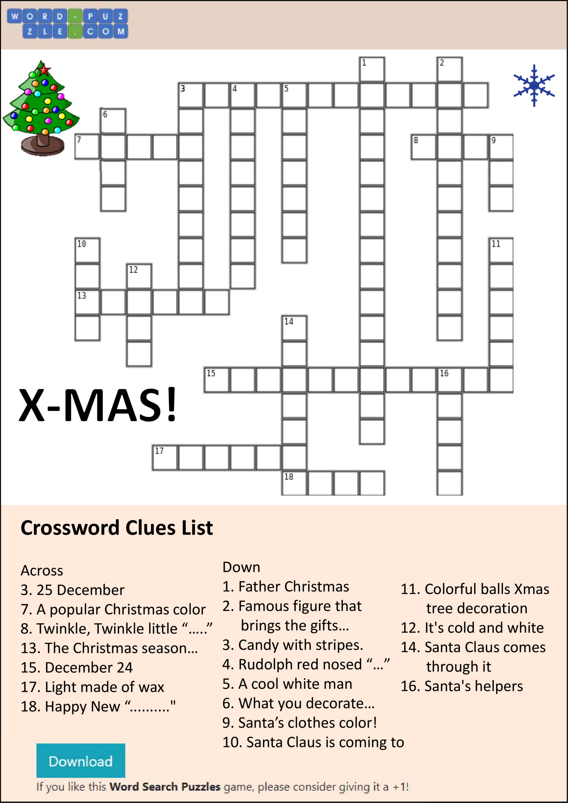 christmas crossword templates at allbusinesstemplates inside christmas entertainment crossword clue scaled Christmas Crossword | Templates At Allbusinesstemplates inside Christmas Entertainment Crossword Clue