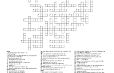 Christmas Crossword – Wordmint for Christmas Tree Fruit Crossword
