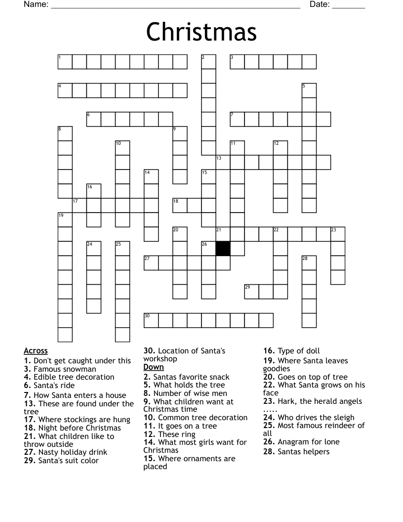 christmas crossword wordmint with regard to period preceding christmas crossword clue Christmas Crossword - Wordmint with regard to Period Preceding Christmas Crossword Clue