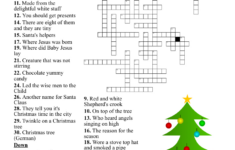 Christmas Crossword(Good Luck And Merry Christmas!) – Wordmint intended for Merry Christmas Crossword Puzzle Answer Key