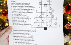 Christmas Cryptic Crossword 2021 – Karen Kavett throughout Some Christmas Trees Crossword