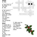 Christmas Eve Crossword   Wordmint Inside It Falls On The Eve Of Christmas Eve Crossword