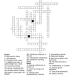 Christmas Festivities Crossword   Wordmint Regarding After Christmas Event Crossword