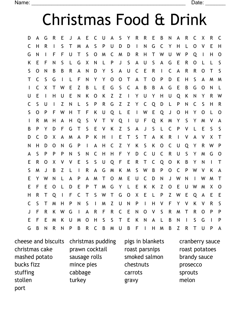 christmas food drink word search wordmint with christmas delicacy crossword clue Christmas Food & Drink Word Search - Wordmint with Christmas Delicacy Crossword Clue