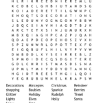 Christmas Is Coming Word Search   Wordmint Pertaining To Christmas Glitter Crossword Clue