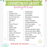 Christmas Light Scavenger Hunt For Bulbs In Many Christmas Lights Crossword