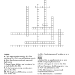 Christmas Movies Crossword Puzzle   Wordmint Regarding Feature Of Christmas Crossword