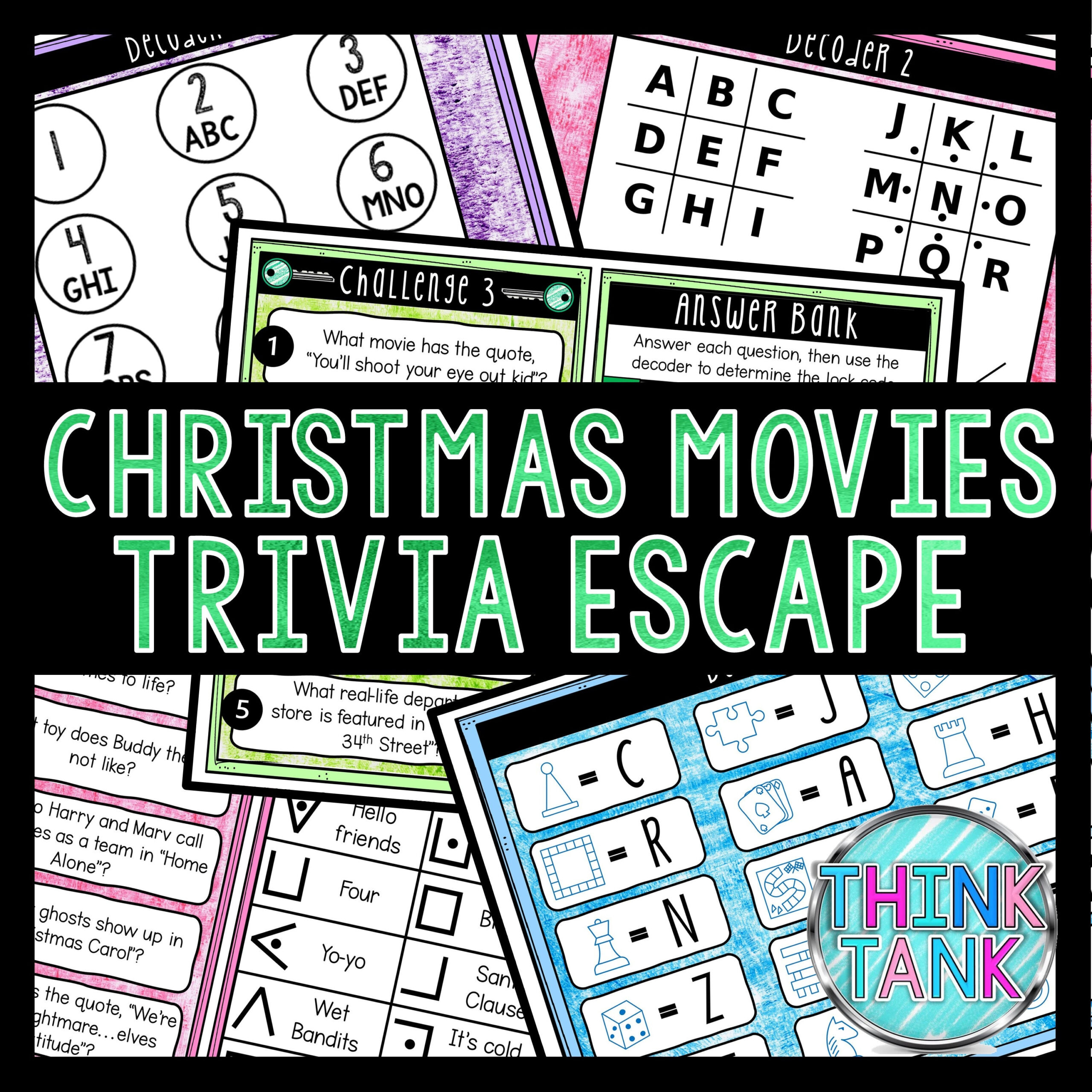 christmas movies trivia game escape room for kids printable intended for props in some christmas movies crossword clue scaled Christmas Movies Trivia Game, Escape Room For Kids, Printable intended for Props in Some Christmas Movies Crossword Clue