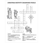 Christmas Nativity Crossword Puzzle   Printable Pertaining To Christian Christmas Crossword Printable