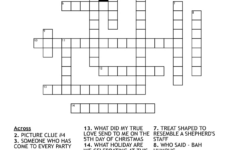 Christmas Party Crossword – Wordmint with regard to Christmas Decorations Crossword Puzzle