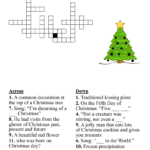 Christmas Spelling Words Crossword   Wordmint Inside Plant In Many Christmas Song Crossword