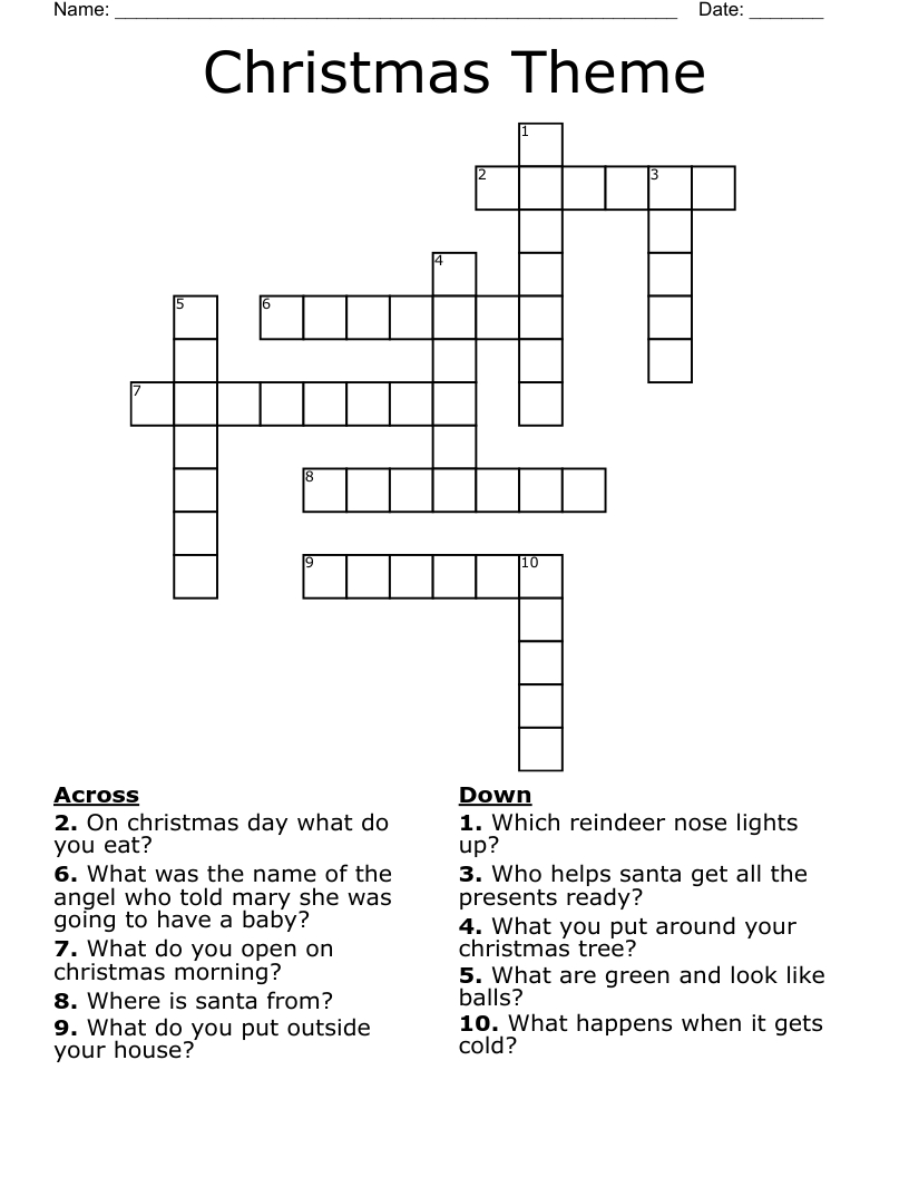 christmas theme crossword wordmint within christmas themed crossword puzzle Christmas Theme Crossword - Wordmint within Christmas Themed Crossword Puzzle