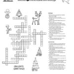 Christmas Themed Crossword Puzzles • Beeloo Printable Crafts And Inside Christmas Themed Crossword Puzzle