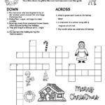 Christmas Themed Crossword Puzzles • Beeloo Printable Crafts And Pertaining To Christmas Time Crossword Puzzle