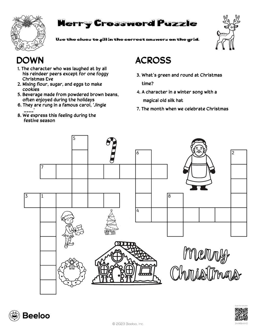christmas themed crossword puzzles beeloo printable crafts and pertaining to christmas time crossword puzzle Christmas-Themed Crossword Puzzles • Beeloo Printable Crafts And pertaining to Christmas Time Crossword Puzzle