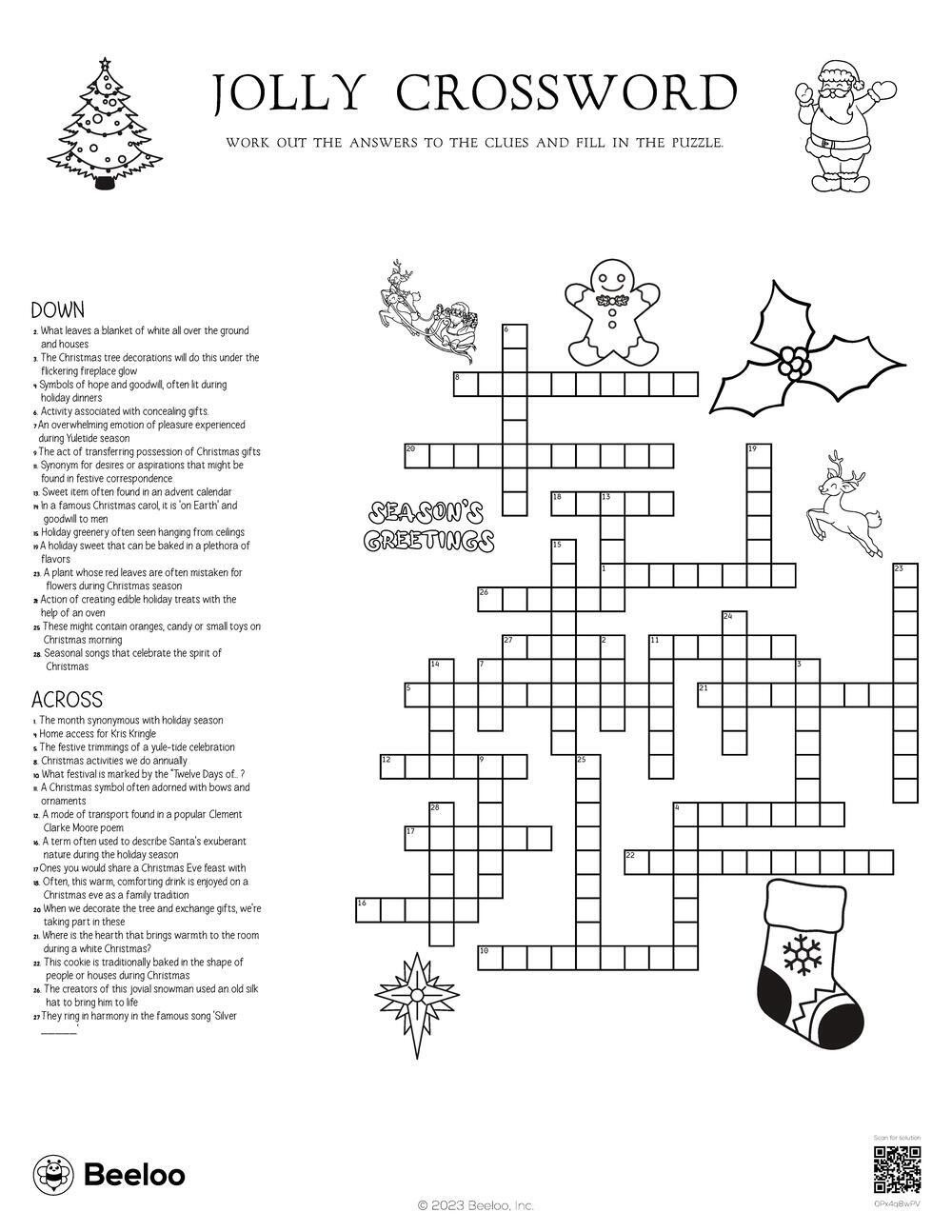christmas themed crossword puzzles beeloo printable crafts and within spot for some christmas decorations crossword Christmas-Themed Crossword Puzzles • Beeloo Printable Crafts And within Spot For Some Christmas Decorations Crossword