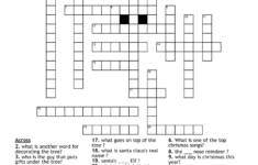 Christmas Time Crossword – Wordmint for Christmas Gifts Crossword Puzzle Answers