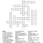 Christmas Time Is Here Crossword   Wordmint Inside Christmas Material Crossword Clue