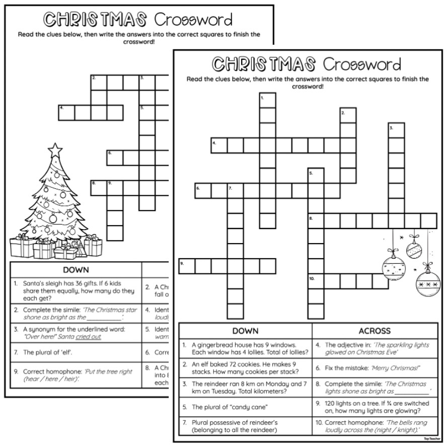 christmas top teacher inside white christmas star crossword Christmas - Top Teacher inside White Christmas Star Crossword