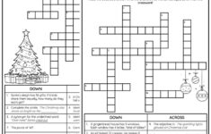 Christmas – Top Teacher regarding The Holiday Zone Merry Christmas Crossword Puzzle