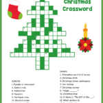 Christmas Tree Crossword Pertaining To Christmas Party Nyt Crossword