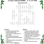 Christmas Trivia Crossword   Etsy Canada Inside Christmas Trivia Crossword Puzzle