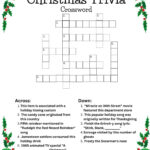 Christmas Trivia Crossword   Etsy Canada With Regard To Christmas Trivia Crossword Puzzle