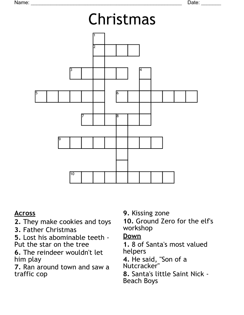 christmas trivia crossword wordmint with the holiday zone christmas crossword Christmas Trivia Crossword - Wordmint with The Holiday Zone Christmas Crossword